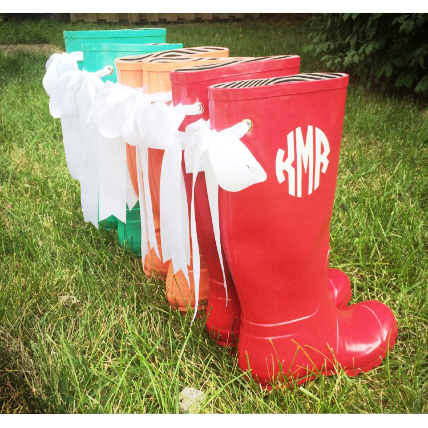 women's decorative rain boots