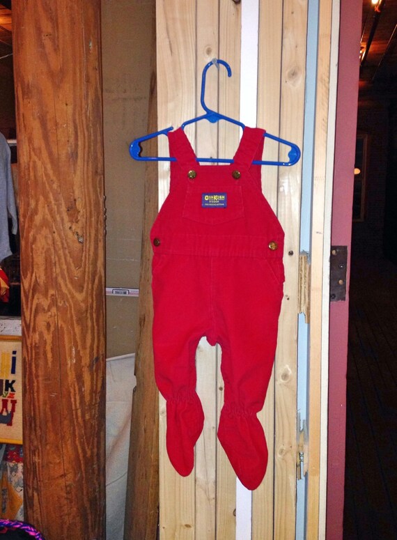 Oshkosh Overalls Romper, Infant Osh Kosh, Baby Osh Kosh RARE!