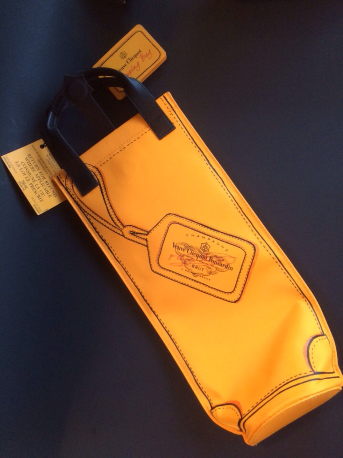 veuve clicquot champagne bag