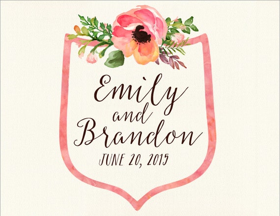 Custom Wedding Logo