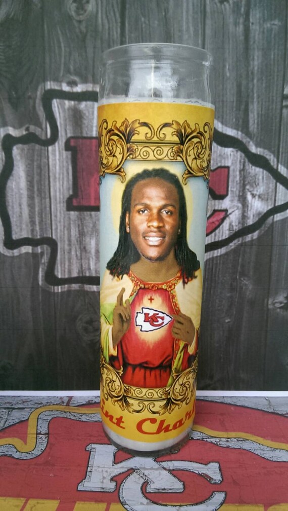 Kansas City Chiefs Jamaal Charles prayer candle by IamBrodieJones