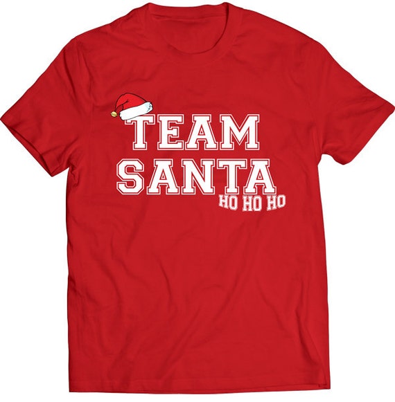 Funny Team Santa Tshirt Youth Kids Gift T-shirt Youth Boys