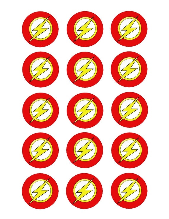 Flash Edible Cupcake Toppers Flash Edible Cupcake Toppers