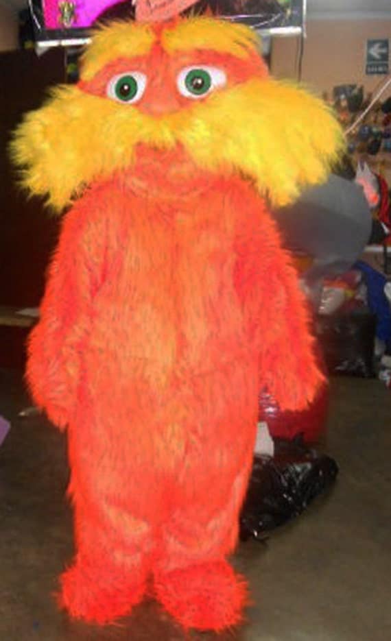 The Lorax Mascot Costume Adult Costume by AdultMascotCostumes