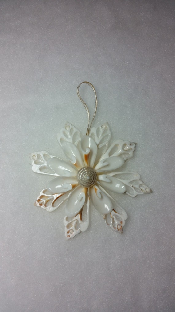all white seashell snowflake christmas ornament seashell all white seashell snowflake christmas ornament seashell