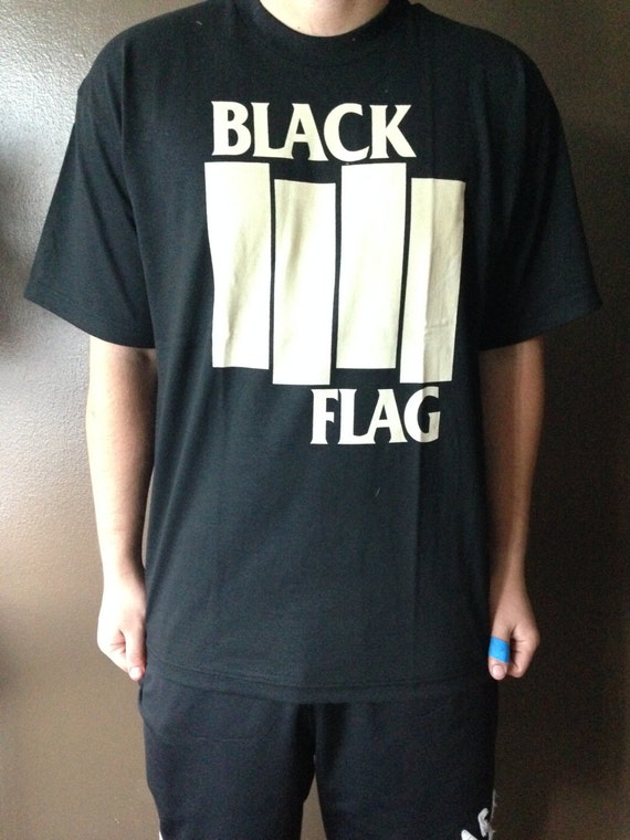 Black Flag Band T-shirt by BndTees on Etsy