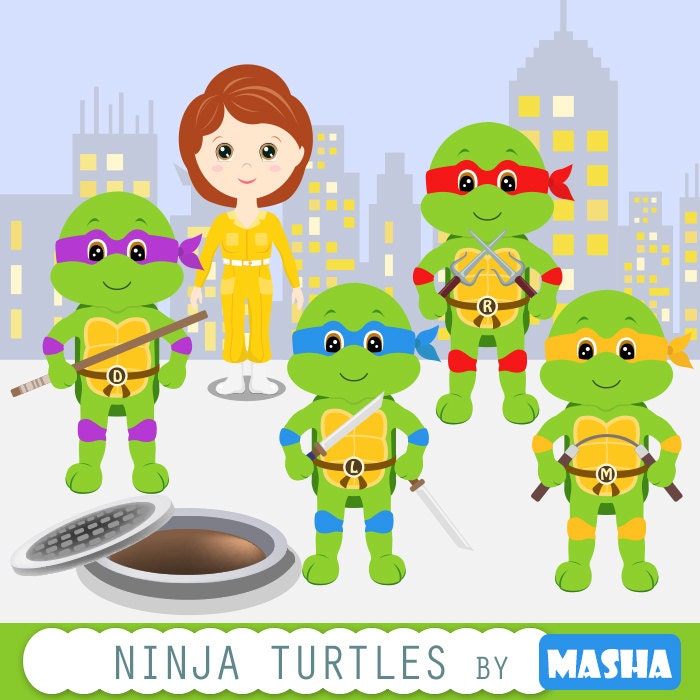 clipart of ninja turtles - photo #42