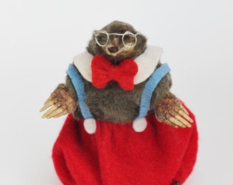 Anthropomorphic Taxidermy Mr Mole.