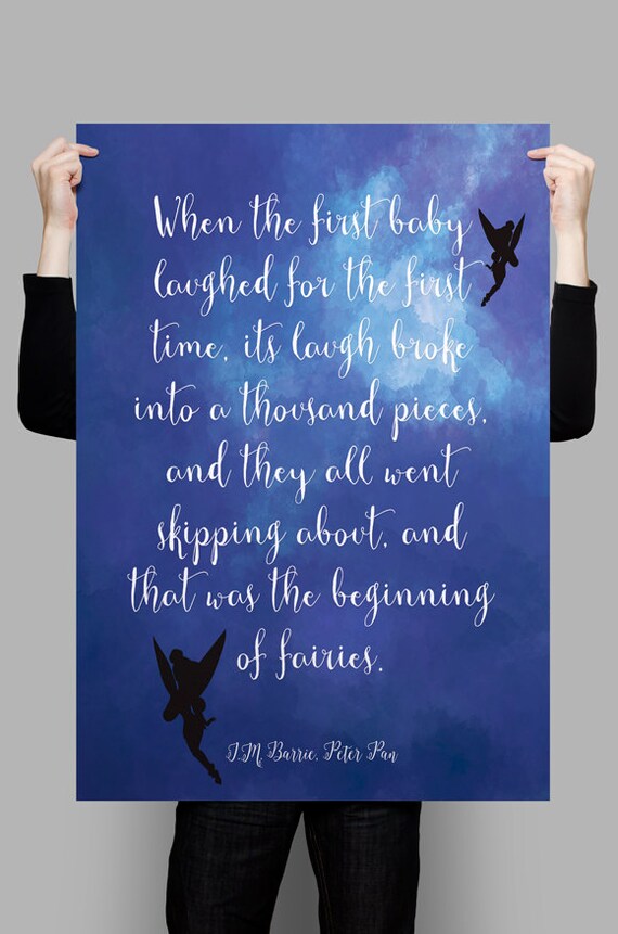 J.M. Barrie quote Peter Pan quote Instant download printable