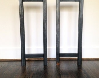 Steel Console Table Legs - Steel Table Legs - Multiple Widths - Metal Table Frame