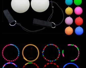 LED Poi - 9 modes LED poi is perfect for beginners and experience spinners!