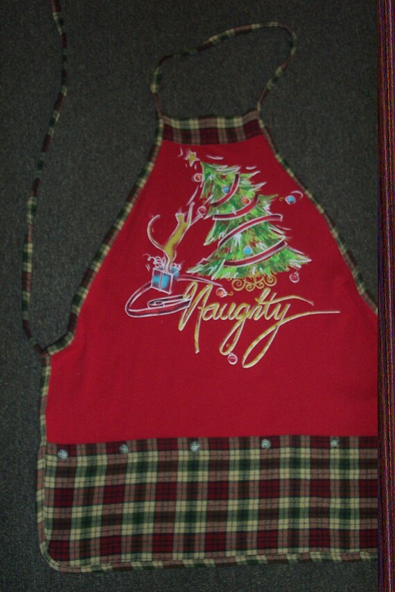 Items similar to Christmas Apron on Etsy