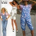 90s Womens overalls sewing pattern Simplicity 7176 Casual