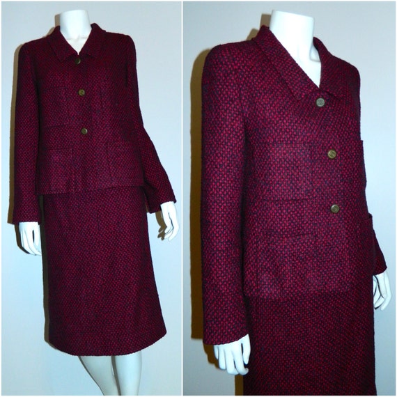 1980s CHANEL tweed suit