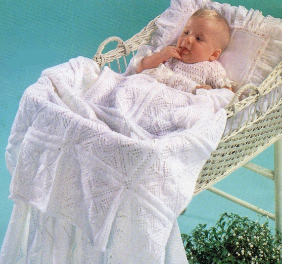 Baby Knitting Pattern Baby Blanket Knitting Pattern Motif