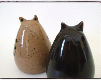 My Big Fat Cat Salt and Pepper Shakers Set by misunrie