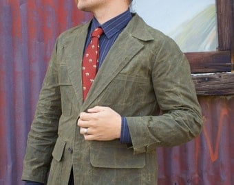 Waxed Cloth Blazers--Made to Measure---Editions36