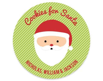 Cookies for Santa Plate - Personalized Christmas Plate