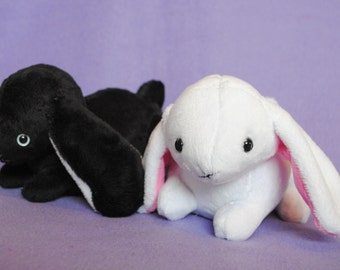 Lop Eared Bunny Plushie - CHOOSE YOUR COLORS Made to order