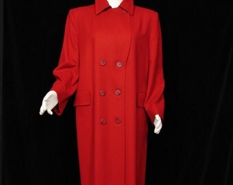 Coat - PENDLETON - Red Wool - Circa 1970's