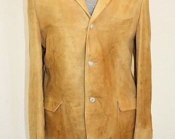 Popular items for men suede jacket on Etsy