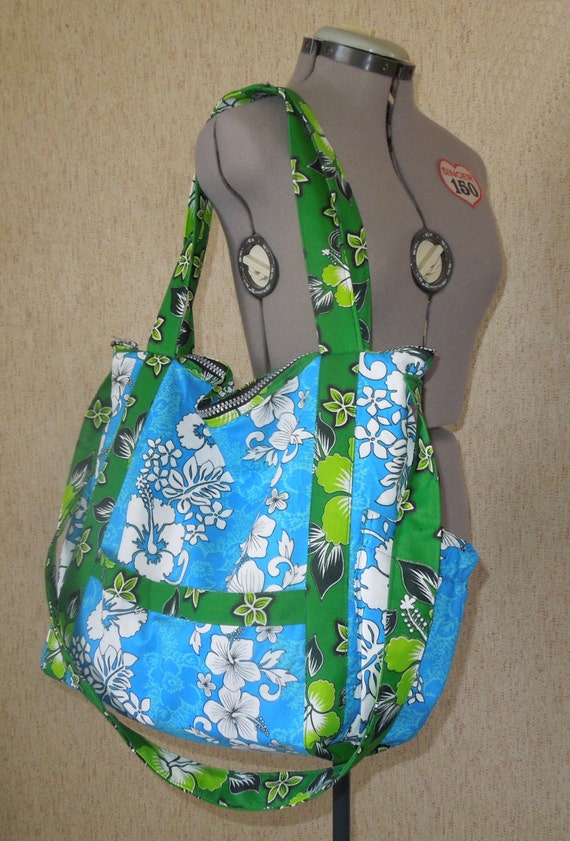 Hawaiian Diaper bag / Aloha / Hawaii / Baby Shower / Beach Bag