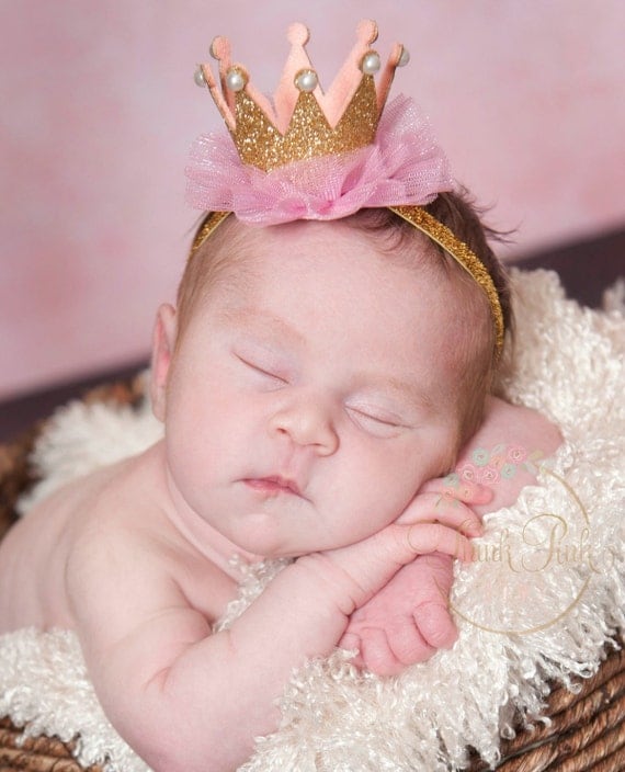 Baby Gear Galore: Newborn Crown,1st Birthday Crown, Baby headbands ...