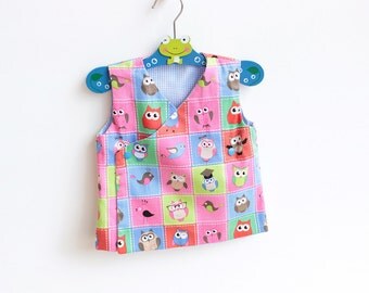 DEER Baby Kimono Top Vest Apron pattern Pdf sewing pattern, Baby Boy Girl pattern, toddler Vest pattern, newborn 3 6 9 12 18 m 2 yrs
