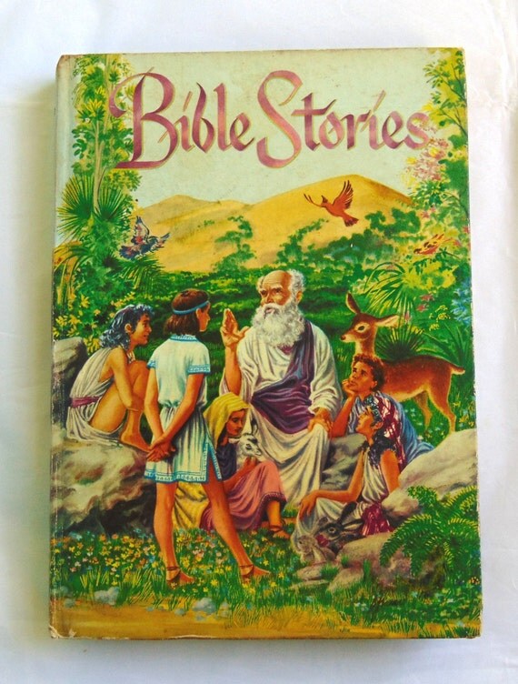 Bedtime Bible Stories Vintage Children's Book by TheVintageRead