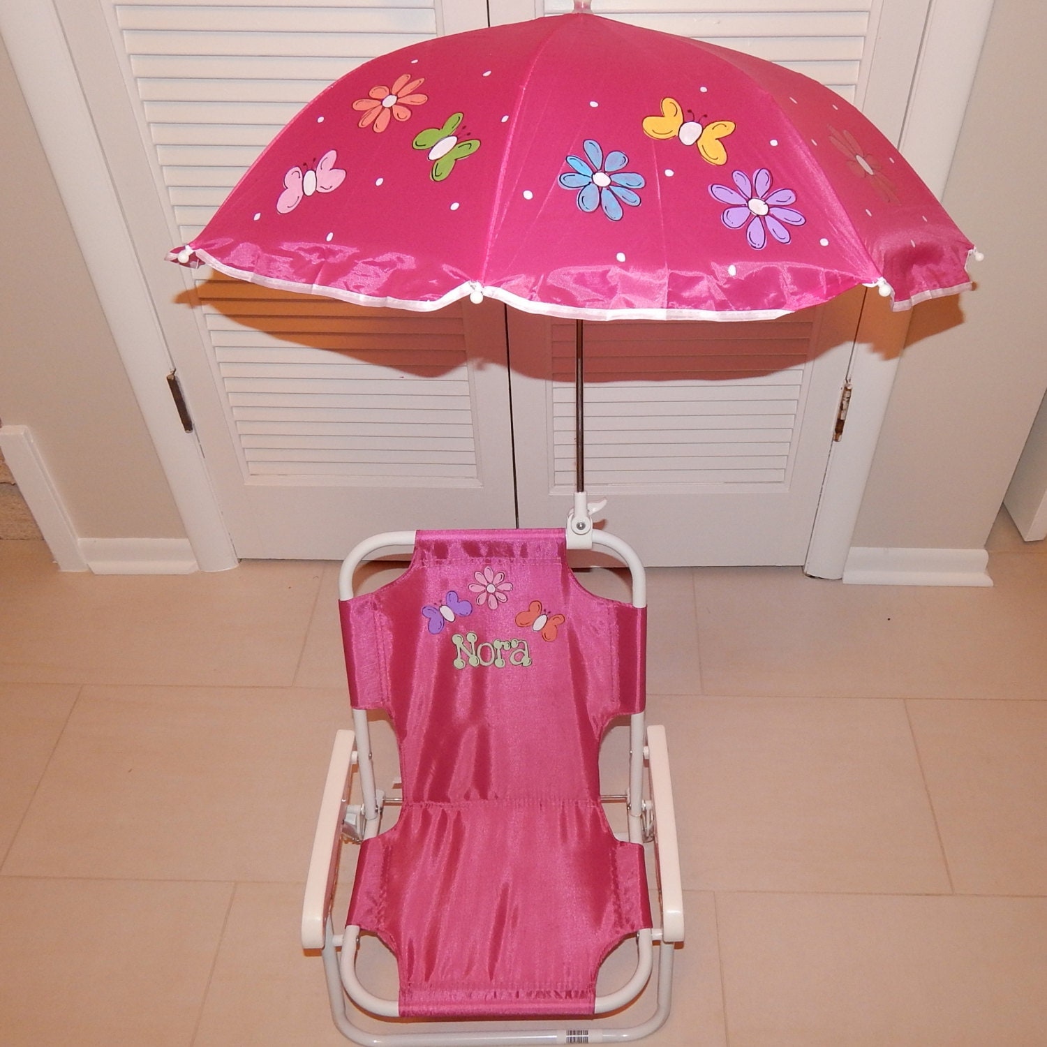 Modern Personalized Toddler Beach Chair With Umbrella for Simple Design