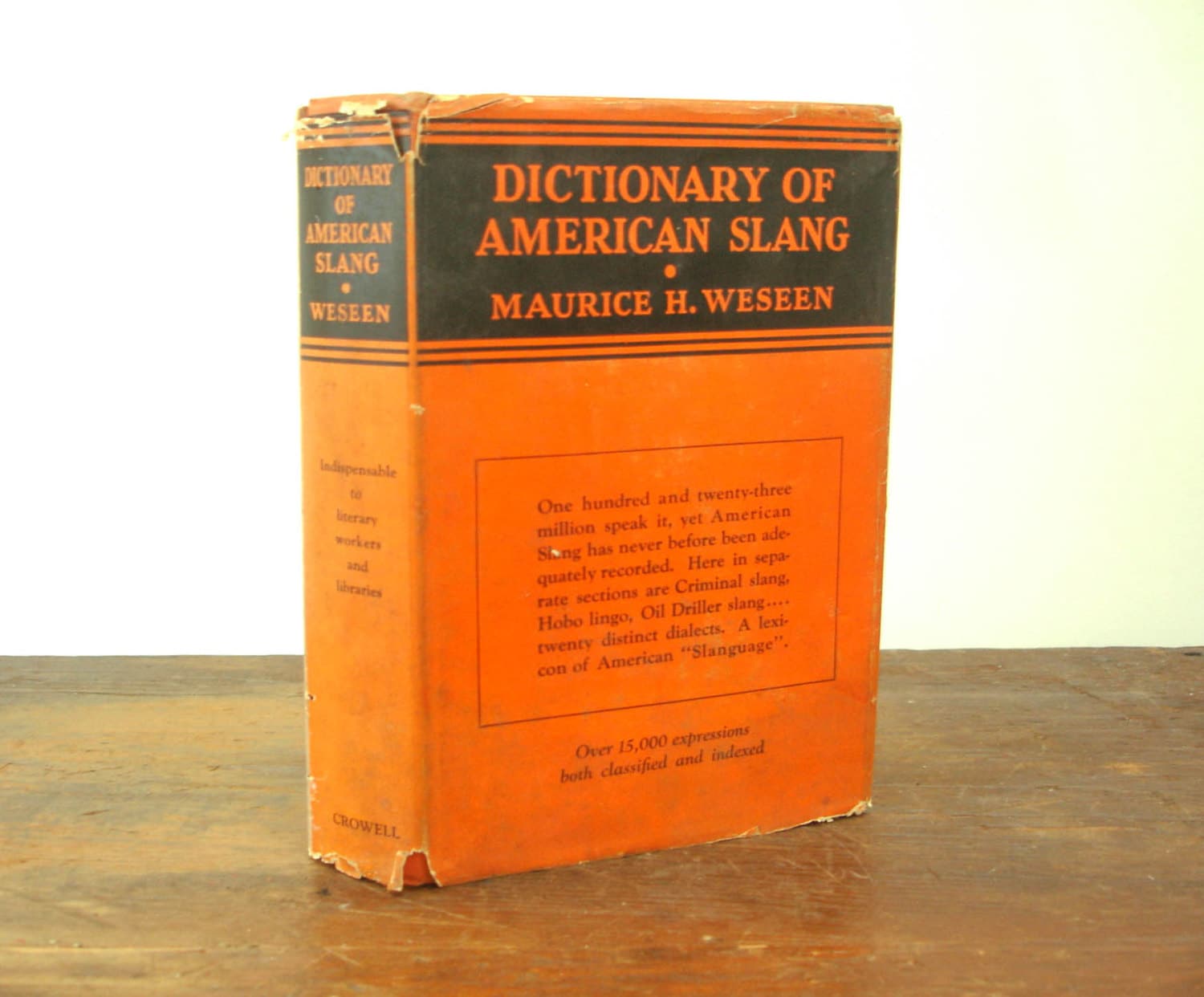 1940 SLANG Dictionary Vintage Book Dictionary By JackJettVintage