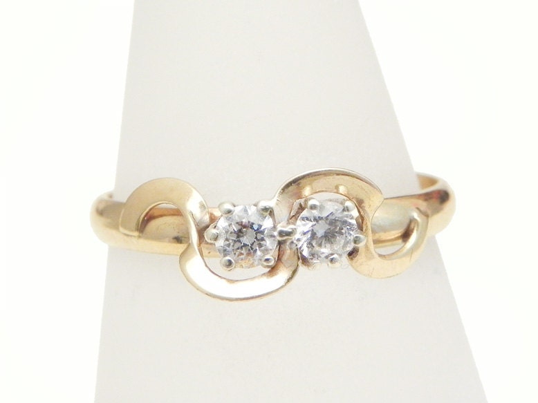 ... Ring 18K Gold Dublin Ireland Size 7 Antique Engagement Ring Vintage