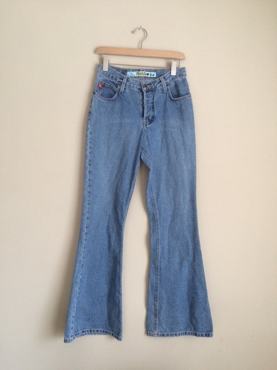 90s Mudd Bohemian Flare Jeans by ClosetMaterial on Etsy