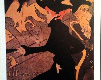 Toulouse-Lautrec Fine Art Poster Print, "Divan Japonais" 1892-93