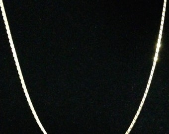 Vintage Monet Snake Chain Necklace (WhtD2)