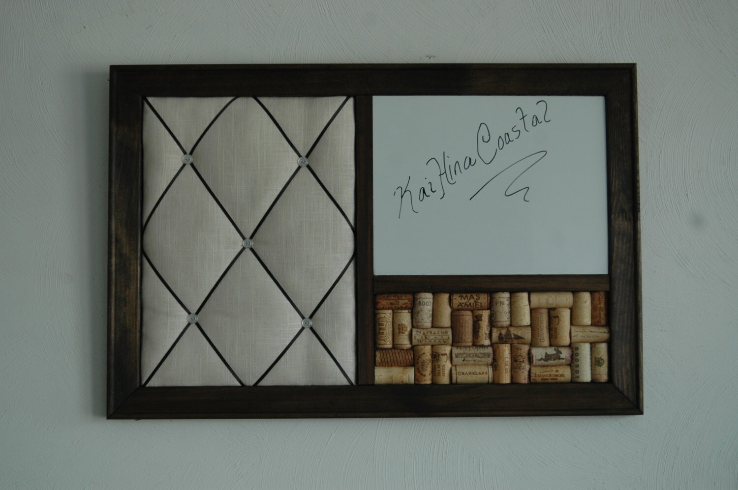 Vino francese memo board parete organizer, lavagna magnetica e ...
