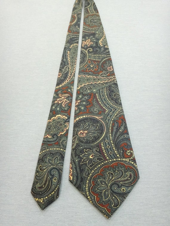 CERRUTI 1881 Made in France Paisley Neck Tie D