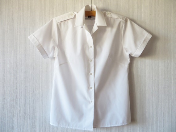White uniform shirts with epaulets canada size europe