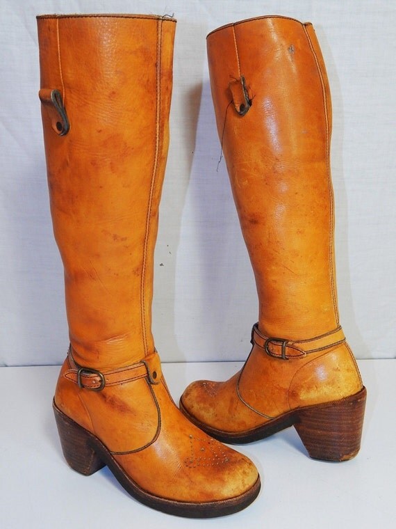 bottes vintage femme