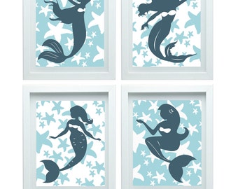 Mermaid Wall Art mermaid wall decor | etsy Mermaid Wall Art mermaid wall decor | etsy