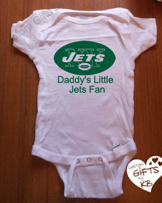 NY Jets Customized Baby Onesies NFL Team by CustomGiftsbyKB