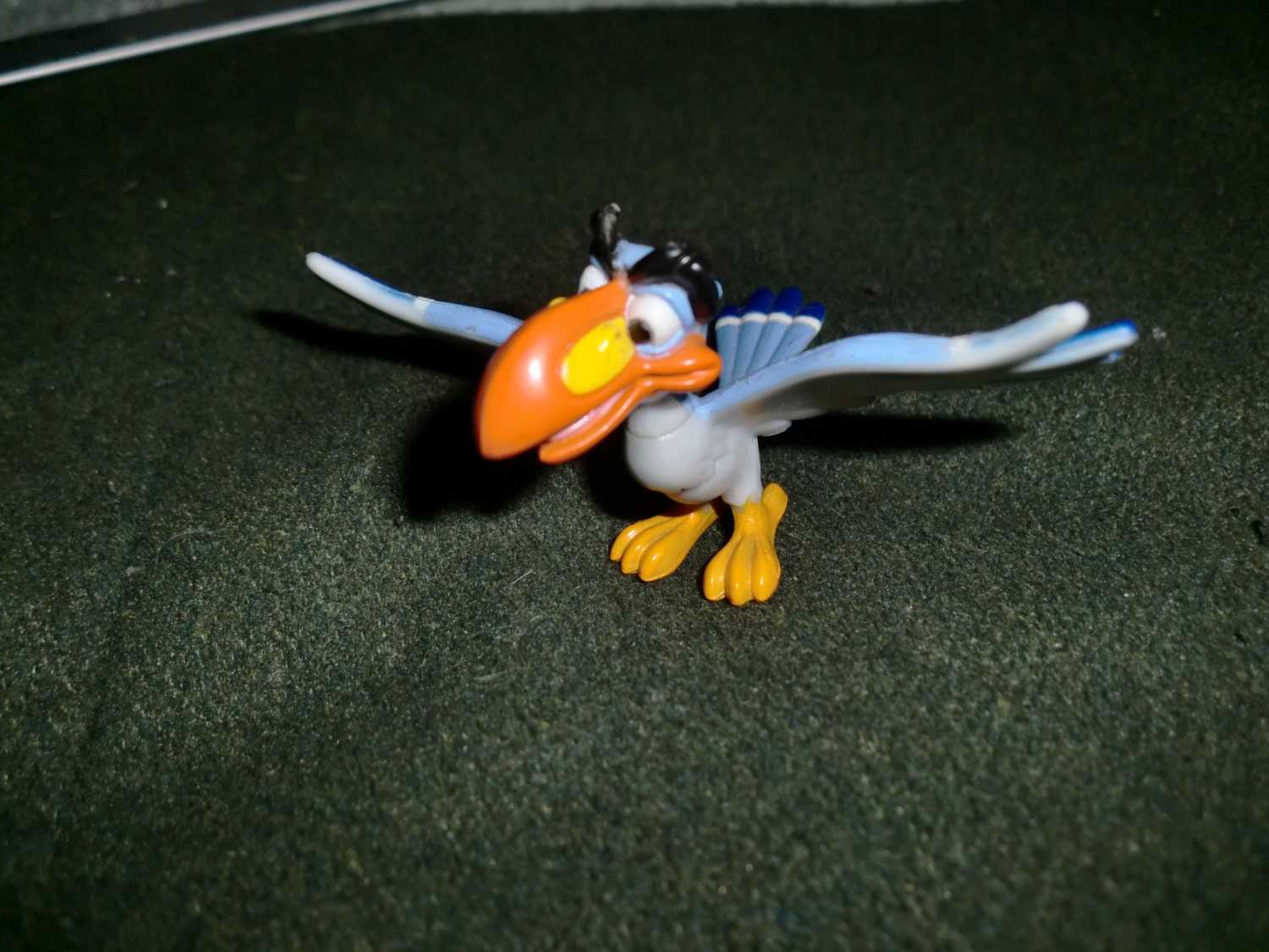 Zazu Figurine Vintage Lion King Disney bird by SparklePonyCastle