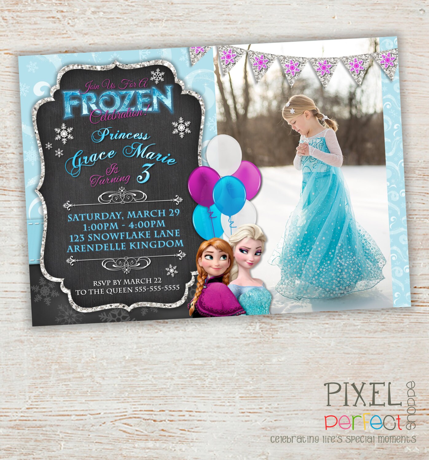 Etsy Frozen Invitations 1