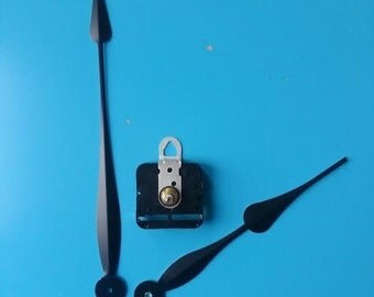 Clock Kit! Hands + Movement! 12" Long Minute Hand - SPADE Style - Made in US! (512)