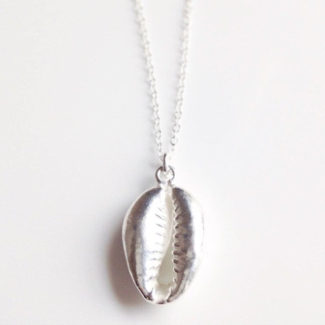 BIKINI JEWELRY™ Sterling Silver Cowrie on 18 Ball by BonfimJewelry