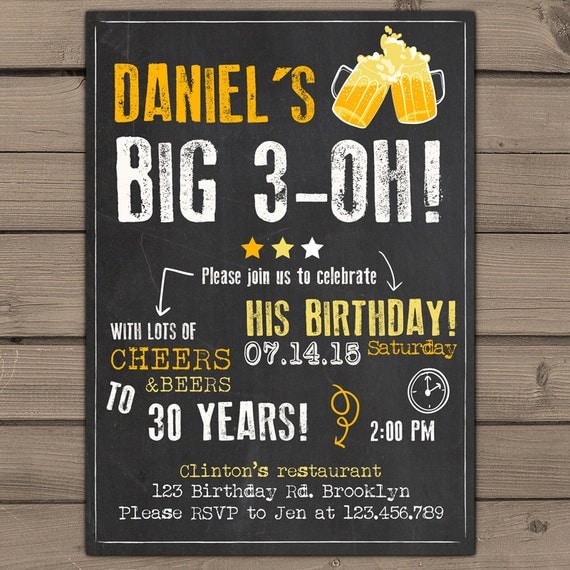 30Th Surprise Birthday Invitations 1