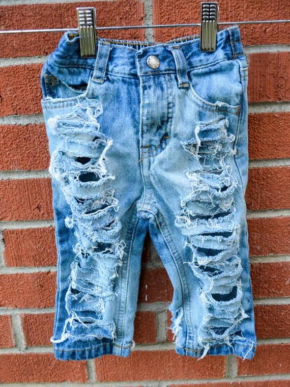 distressed baby girl jeans