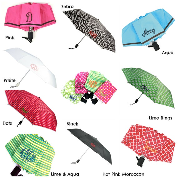 Monogrammed Umbrella