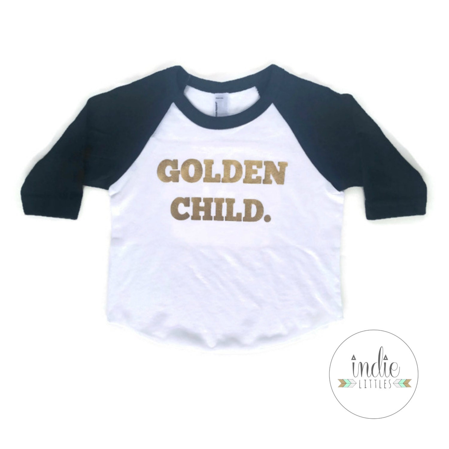 Golden Child Raglan Graphic Tee Shirt / Baby Kids Graphic tees