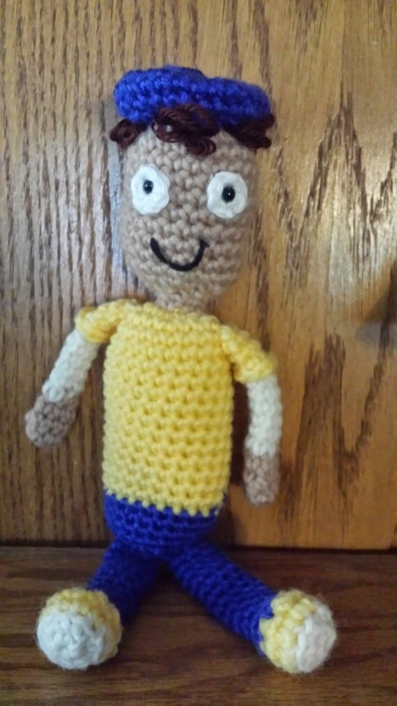 Peg Cat Doll Ramone Doll Crochet stuffed animal